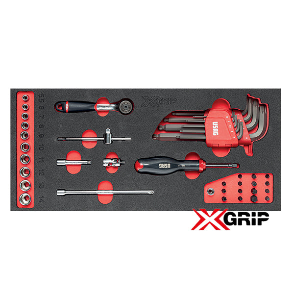 Modulo in spugna bicolore assortito (41 pz) | 519 M 613AEAX | Usag - U05191069 | X-Grip Modulo in spugna bicolore assortito (41 pz) | 519 M 613AEAX | Usag - U05191069 | X-Grip